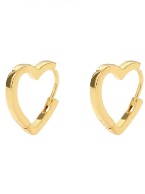 Oorbellen rvs hart