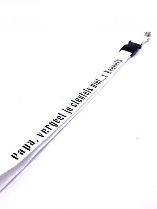 Keycord met naam of eigen tekst