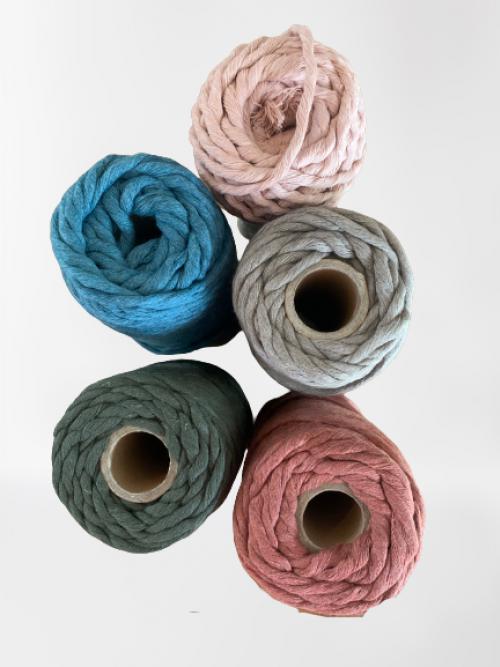 Macramé sleutelhanger