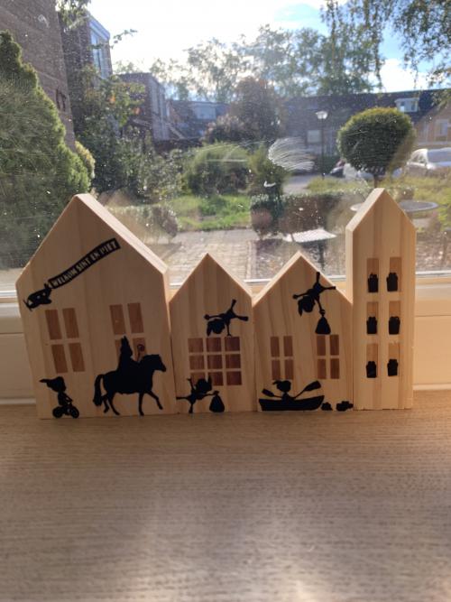 Houten huisje Sinterklaas