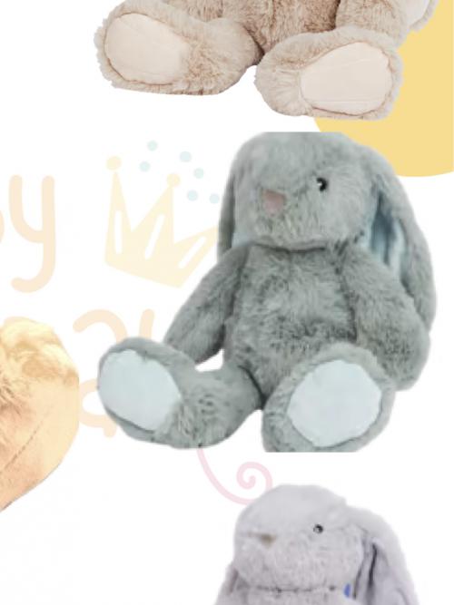 Gepersonaliseed kraamkado knuffel en geboortetegel