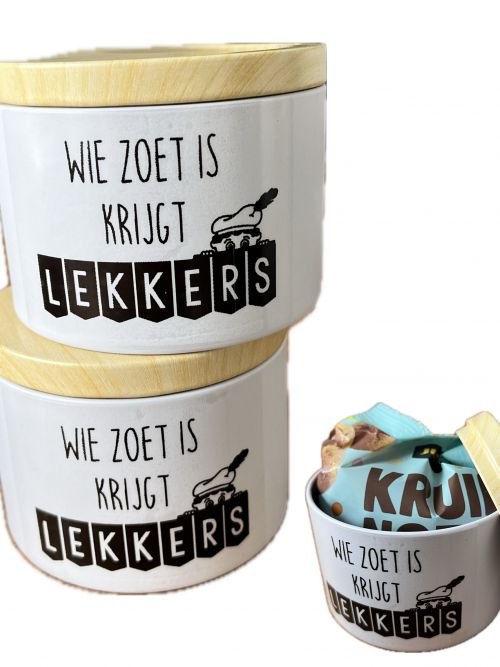 Blikje pepernoten Sint