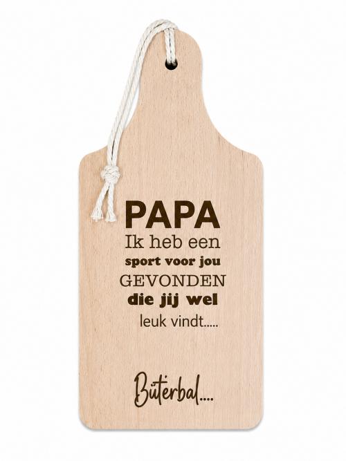 Borrelplank beuken klein eigen tekst
