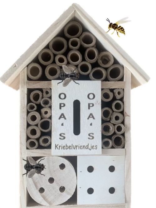 Insektenhotel gepersonaliseerd