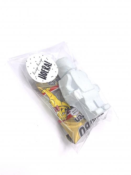 Traktatie Mannetje Stoepkrijt met Haribo