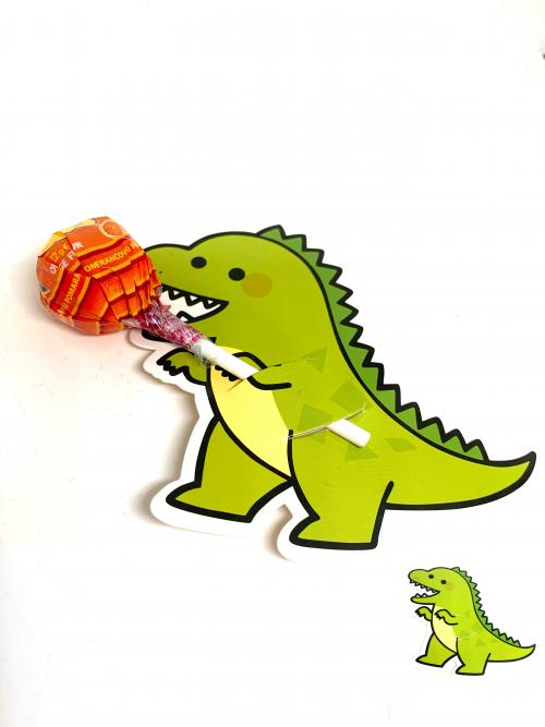 Traktatie Dino lolly