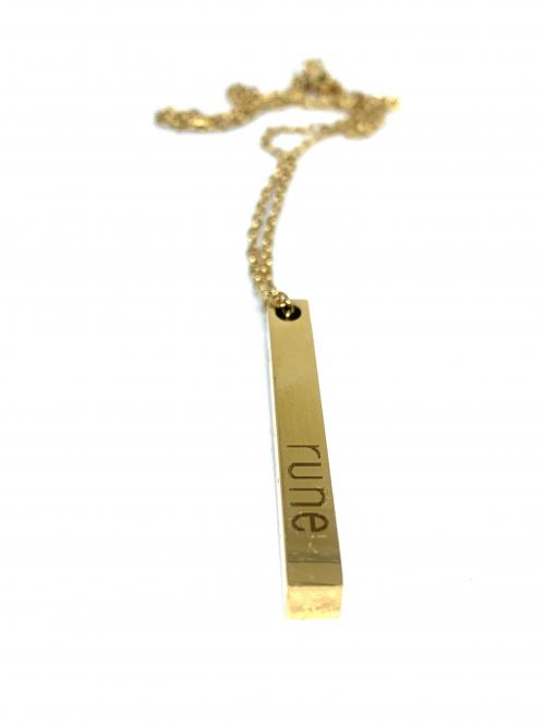 Ketting met naam RVS