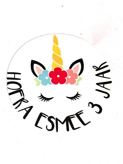 Verjaardagsstickers geprsonaliseerd (15 st)