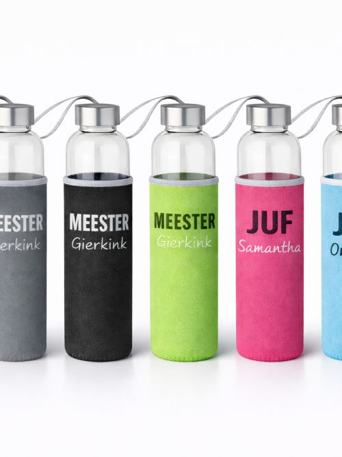 Waterfles gepersonaliseerd met naam