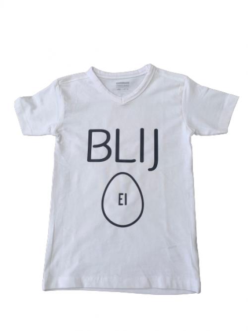 Kinder T -shirt v hals BLIJ EI