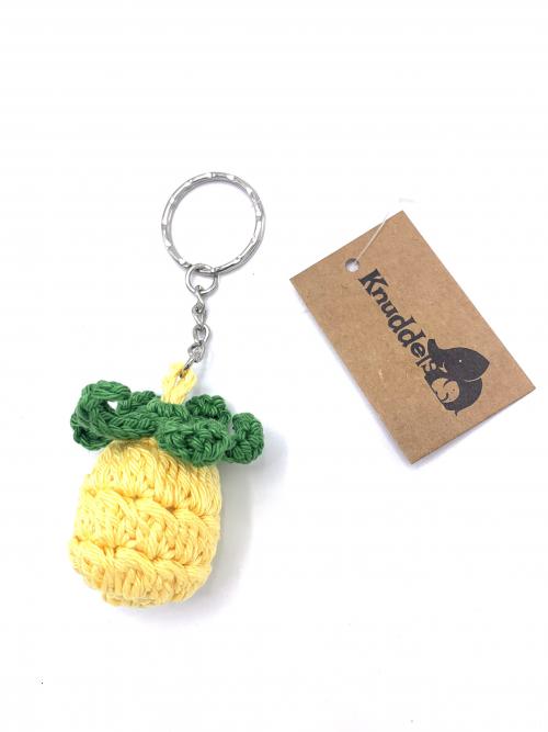 Sleutelhanger gehaakt ananas