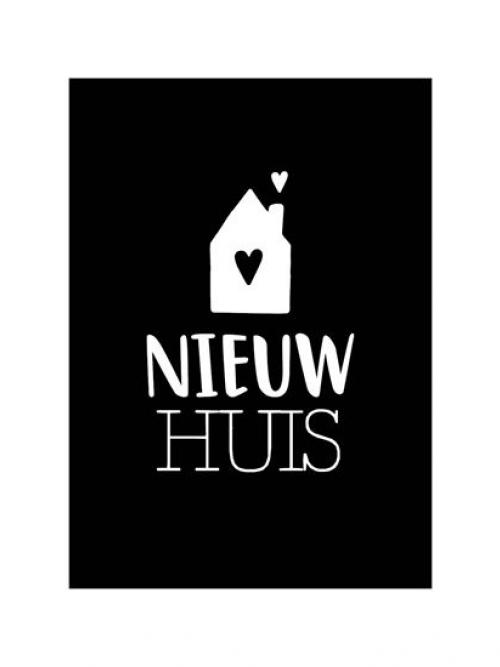 Wenskaart Nieuw huis