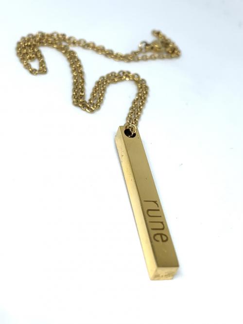 Ketting met naam RVS