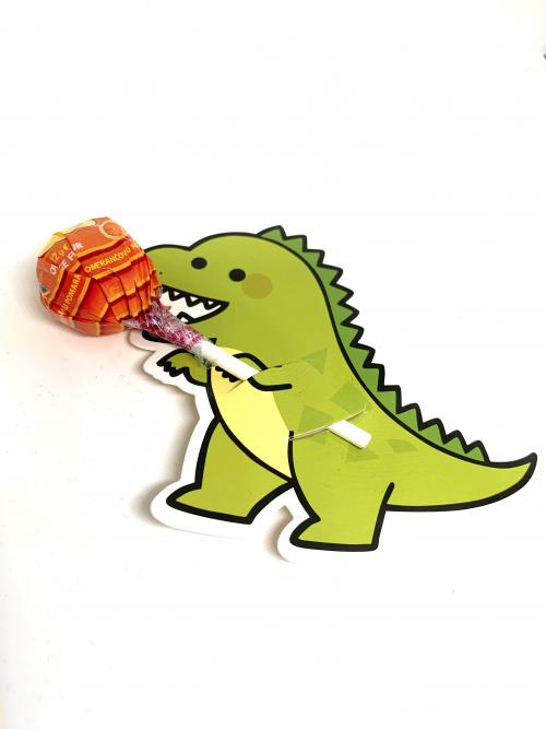 Traktatie Dino lolly