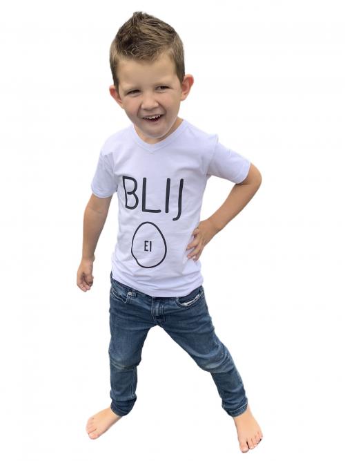 Kinder T -shirt v hals BLIJ EI