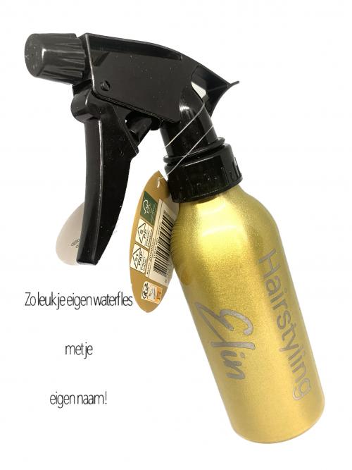 Waterspuit eigen tekst