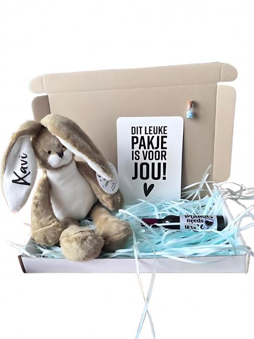 Brievenbusgeluk " kraamcadeau met naam "